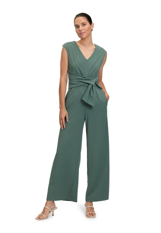 Vera Mont Women's Jumpsuit, Eucalyptus Leaf, 16