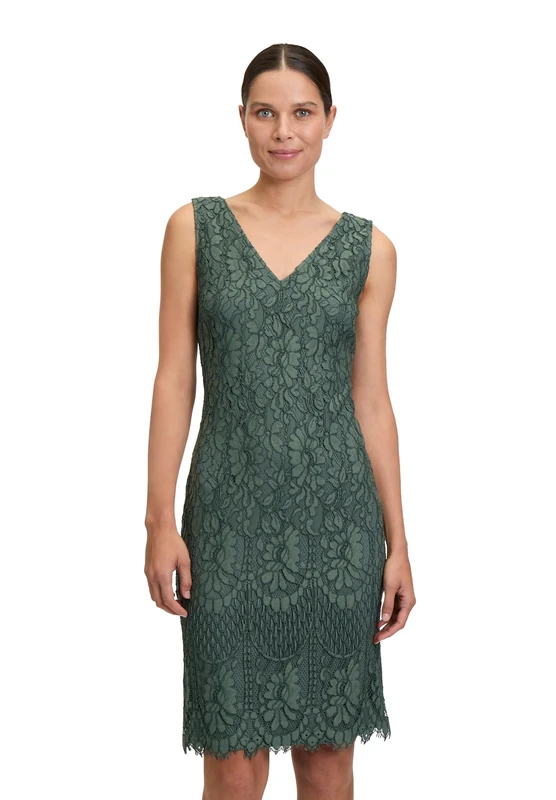 Vera Mont Women's Cocktail Dress, Eucalyptus Leaf, 16