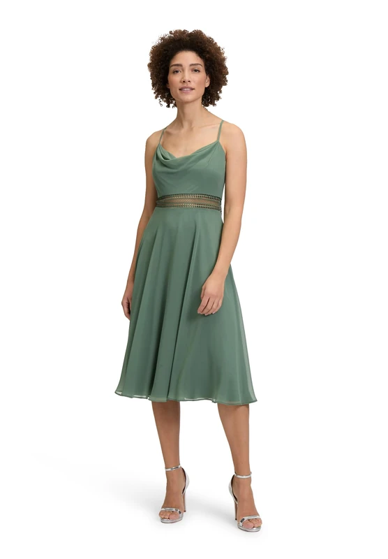 Vera Mont Women's Cocktail Dress, Light Aventurine, 12