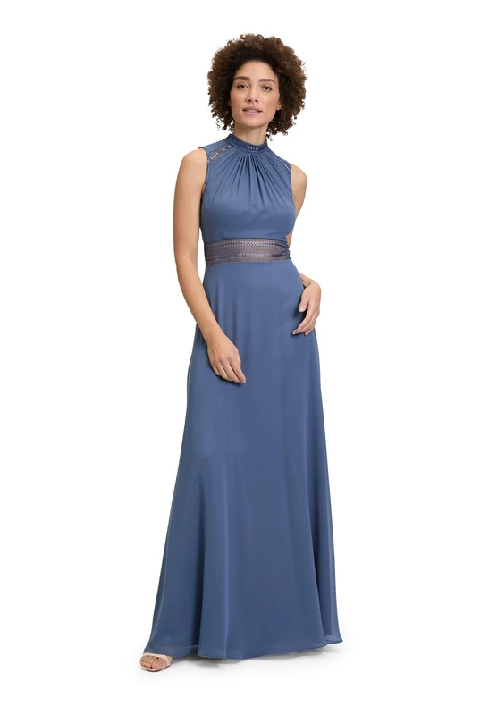 Vera Mont Women's 0104/4825 Dress, Stone Blue, 14