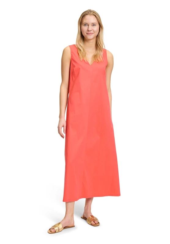 Vera Mont Robe Légère Women's Summer Dress, Lobster Red, 12