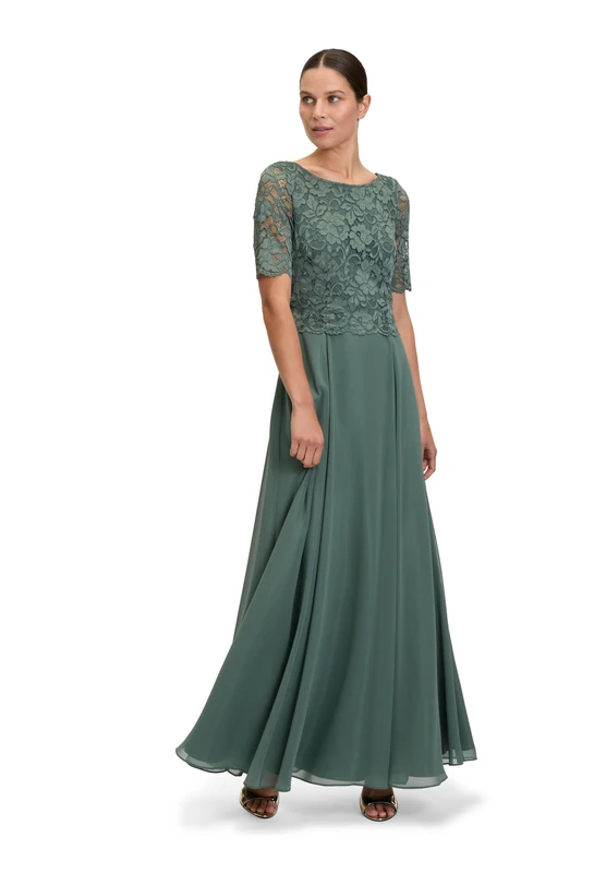Vera Mont Women's Evening Dress, Eucalyptus Leaf, 12