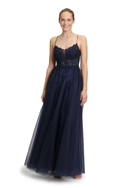 Vera Mont Women's 0352/4491 Dress, Night Sky, 10