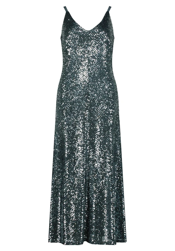 Vera Mont Women's Evening Dress, Grey Olive, 10