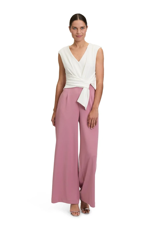 Vera Mont Women's Jumpsuit, Patch rose/white, 16