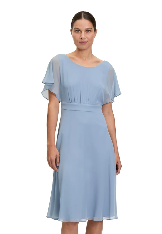 Vera Mont Women's Cocktail Dress, Light Steel Blue, 18