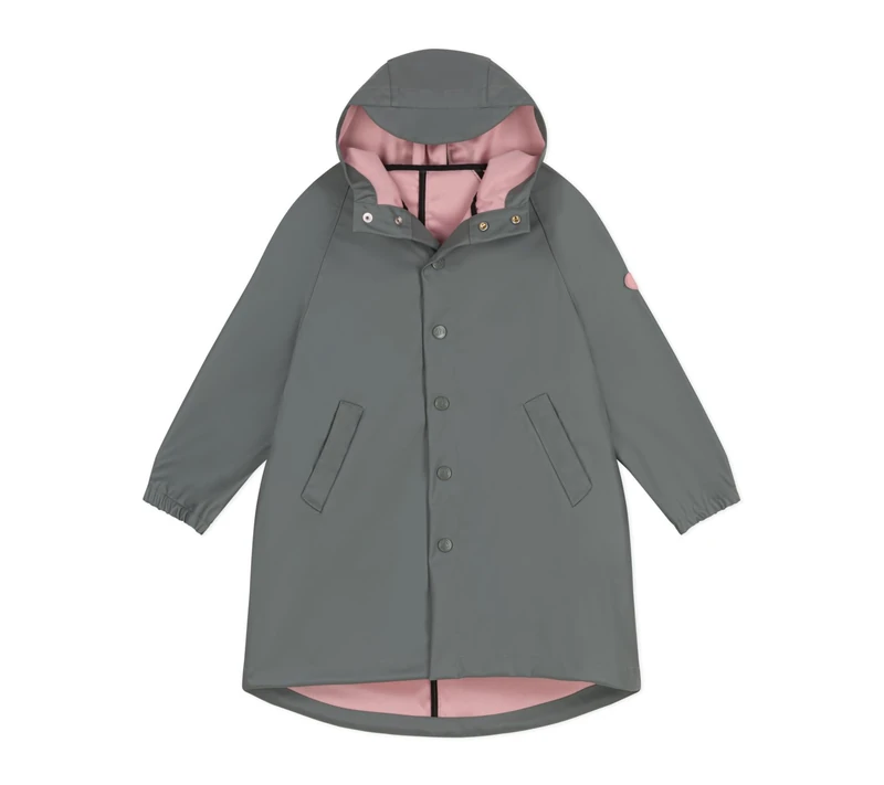 Petit Bateau Girl's A0ciz Waxed Long, Thuya/Charm, 3 years