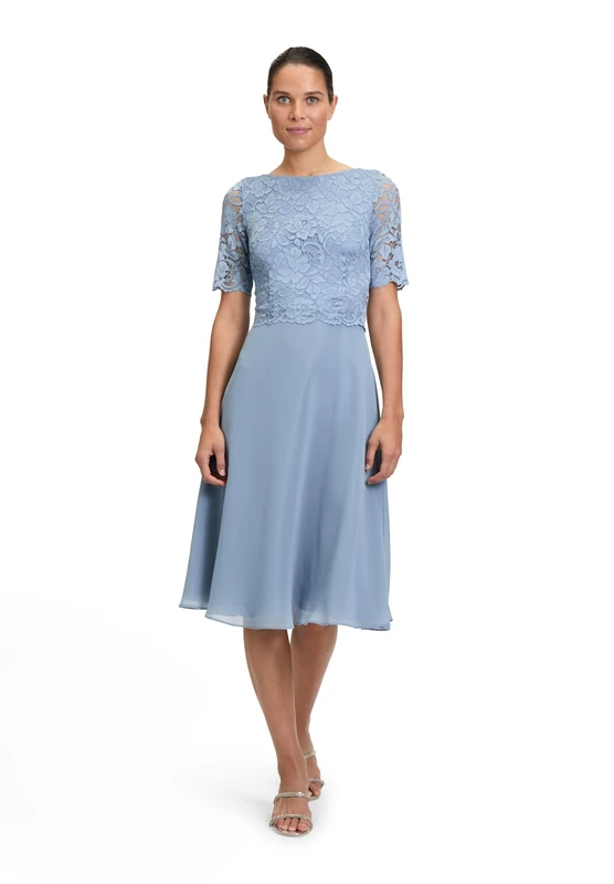 Vera Mont Women's Cocktail Dress, Light Steel Blue, 18