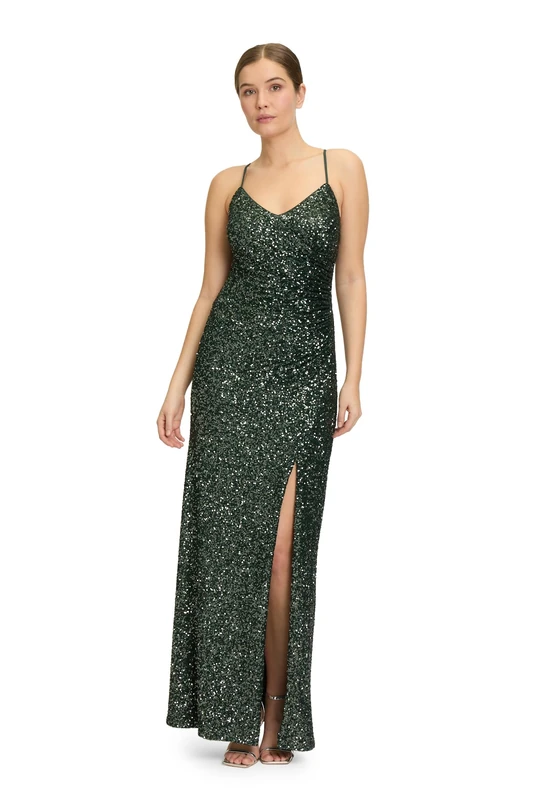 Vera Mont Women's Evening Dress - Dusty Slate, Size 12