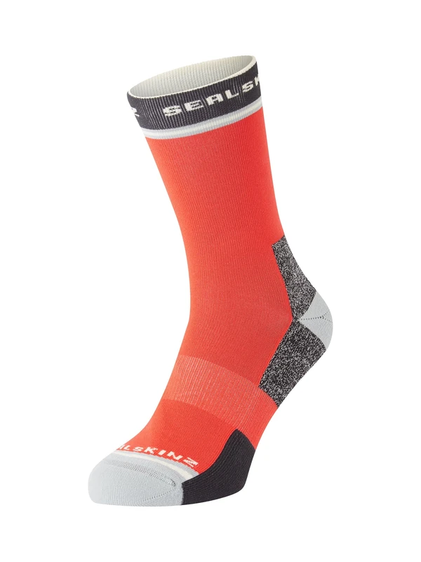 SEALSKINZ | Blofield | Anti-Blister Mid Length Running Socks | Double Layer Technology | Ergonomic Second Skin Protection