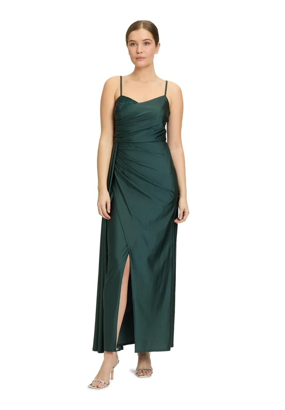 Vera Mont Women's 8874/4024 Dress, Dusty Slate, 8