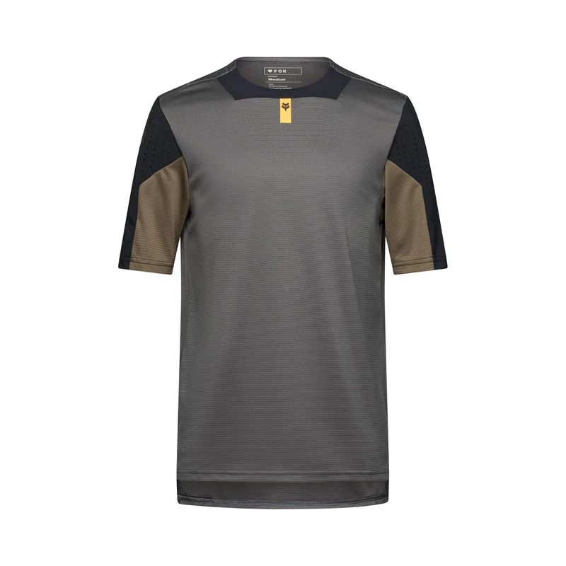 Fox Racing Men's Defend Short Sleeve Moutain Bike Jersey, Dark Shadow, X-Large