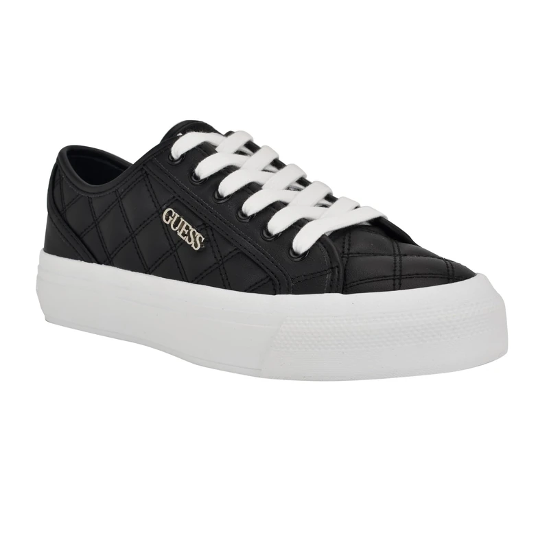 GUESS Women's Jelexa Sneaker, Black, 6.5 UK