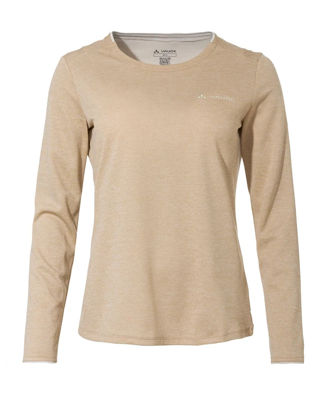 VAUDE Women's Essential Ls T-Shirt, Linen, 34 (EU)