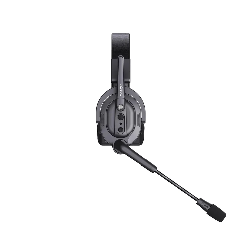 Accsoon - CoMo Remote Headset - Dual-mic ambient noise cancellation for clear voice quality - Ergonomic design - 400-metre range