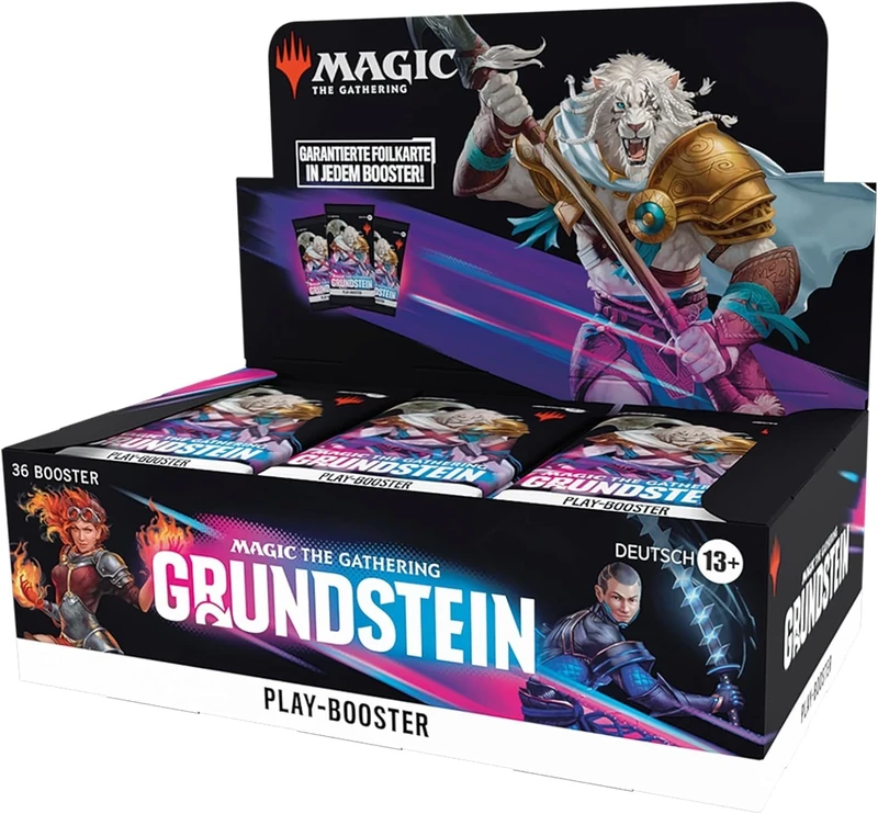 Magic: The Gathering Foundation Stone Play Booster Display (German Version)