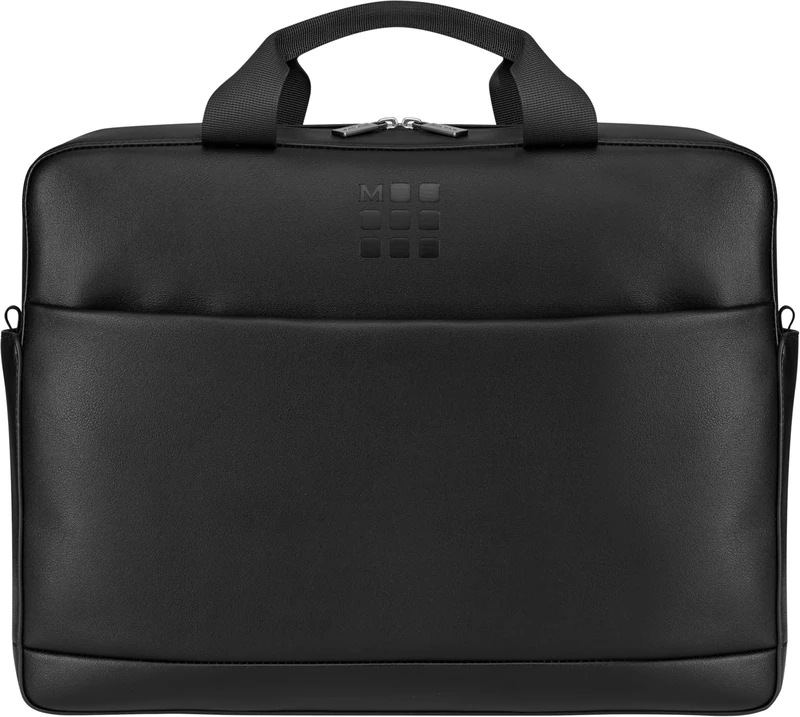 Moleskine, Slim Briefcase, Classic Collection, Professional Bag Compatible With Tablet, Laptop iPad Up To 14", Dimensions 40 x 31 x 7,5 cm, Color Black.
