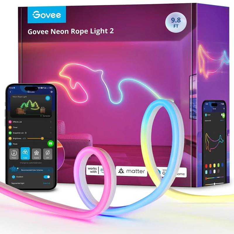 Govee NEON STRIP LIGHT MATTER 3M - LED Strip Lighting