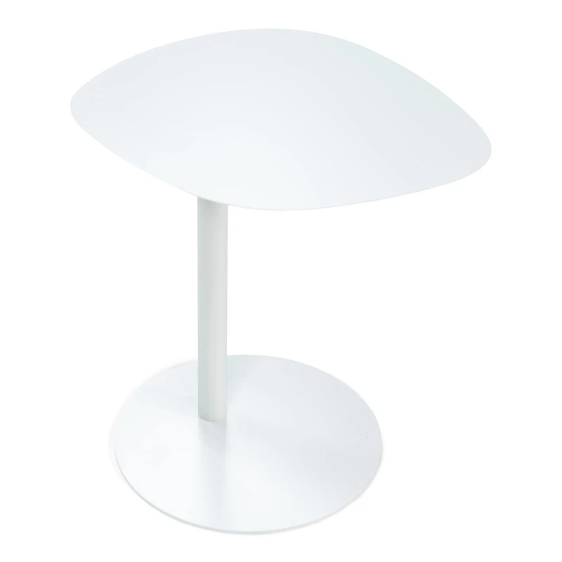 JARI Side Table - White - Scandinavian White - Height 50 cm - Image 1