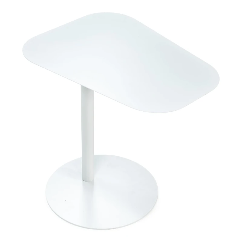 NOORA Side Table - White - Scandinavian White - Height 50 cm - Image 1