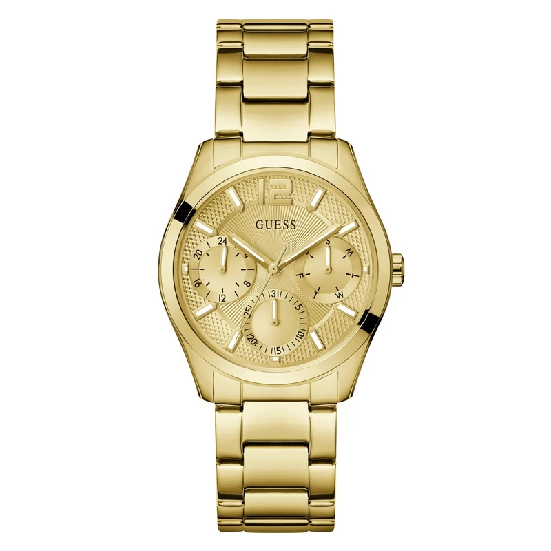 GUESS Women Multi Dial Zoe Gold Stainless Steel Watch - Image 1