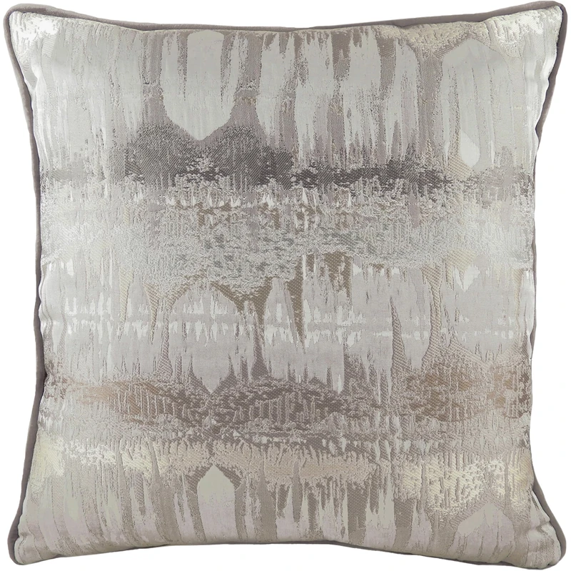 Evans Lichfield Inca Jacquard Metallic Feather Rich Filled Cushion