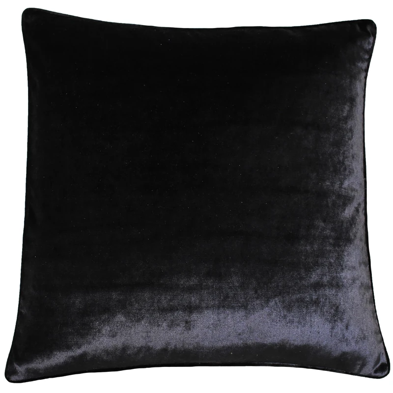 Paoletti Luxe Velvet Piped Feather Rich Filled Cushion