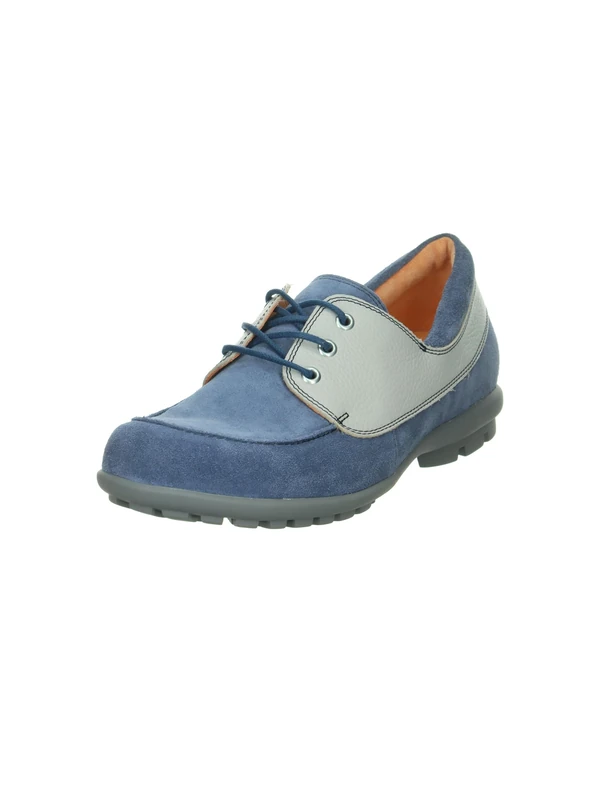 Think! Men Kong Herren Lederfutter Sneaker, Denim Combi 8000, 11 UK