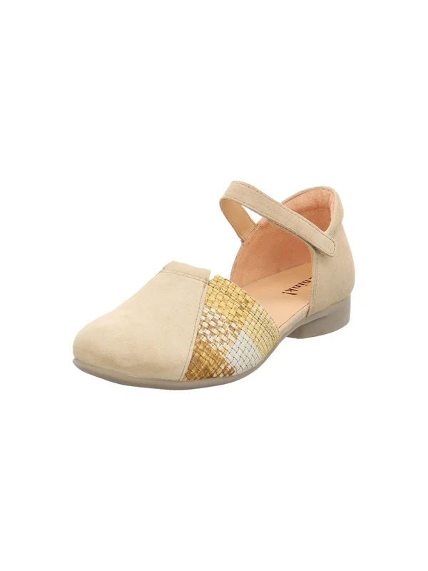Think! Damen GUAD2 chromfrei gegerbte nachhaltige Halbschuhe, ICED Coffee/Kombi 4000 - Image 1