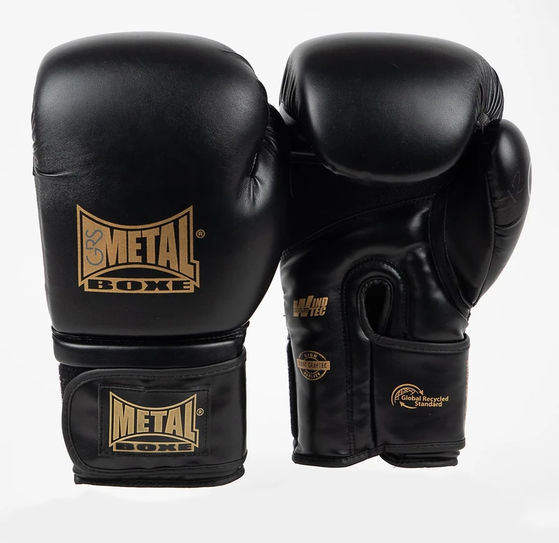 METAL BOXE MMA Training Gloves GRS Black 14 oz