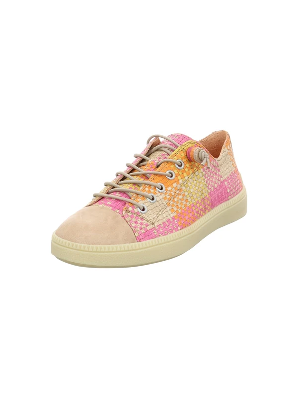 Think! Damen TURNA chromfrei gegerbte nachhaltige Halbschuhe, Fuxia/Kombi 9030