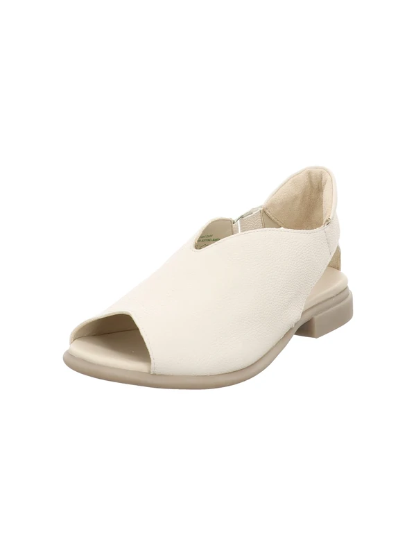 Think! Damen KAMAA chromfrei gegerbte nachhaltige Sandale, PANNA 4000