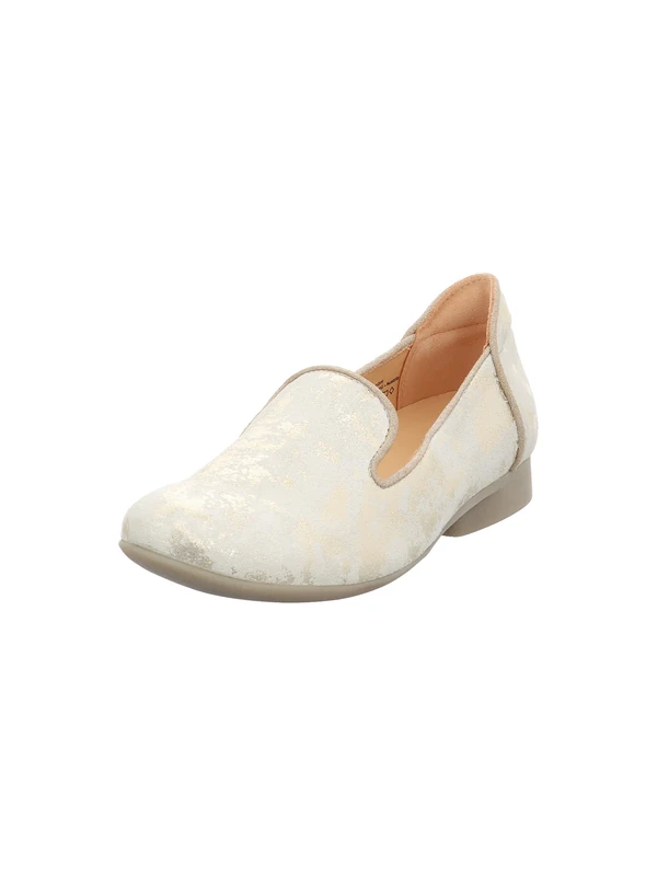 Think! Damen GUAD2 chromfrei gegerbte nachhaltige Halbschuhe, Pearl/Kombi 4000