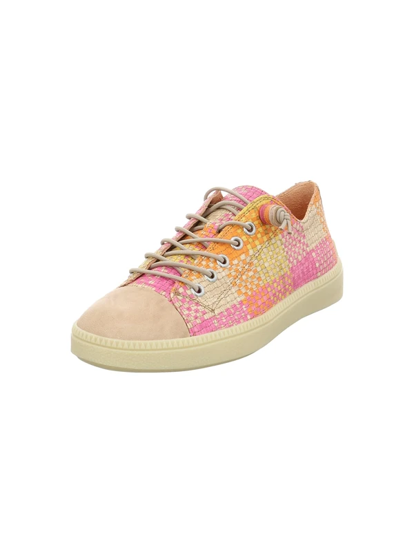 Think! Damen TURNA chromfrei gegerbte nachhaltige Halbschuhe, Fuxia/Kombi 9030