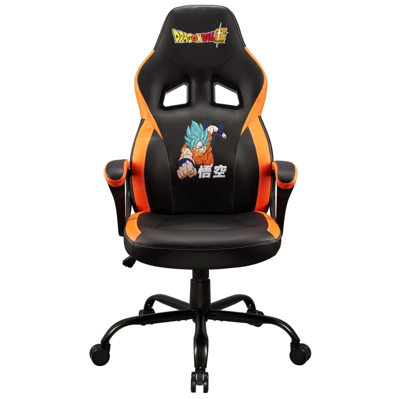 Subsonic - Dragon Ball Gaming Chair - Ergonomic Office Chair with High-Density Foam, Rocking Mechanism and Comfortable Armrests - Adjustable Height - Black - Image 1