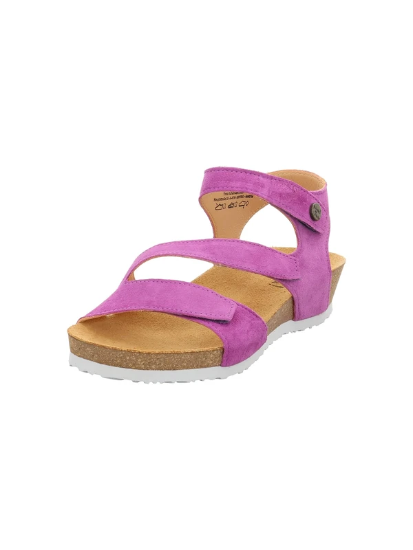 Think! Damen DUMIA chromfrei gegerbte nachhaltige Sandale, ORCHIDEA 5130