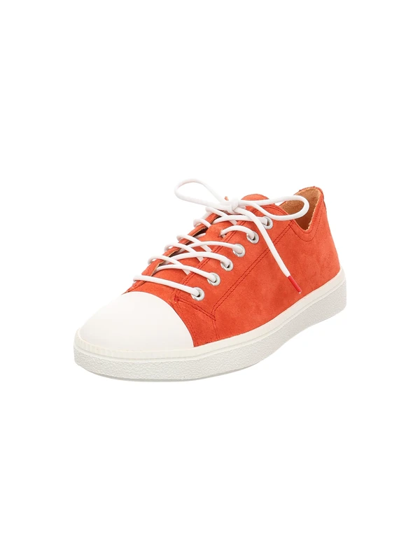 Think! Damen TURNA chromfrei gegerbte nachhaltige Halbschuhe, Scarlet/Kombi 5080
