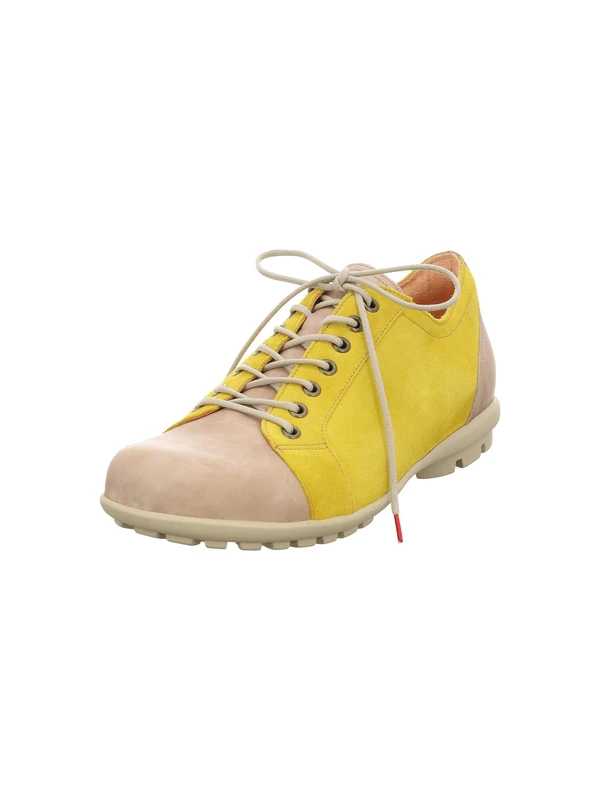 Think! Herren Kong chromfrei gegerbte nachhaltige Halbschuhe, Sunflower/Kombi 6000