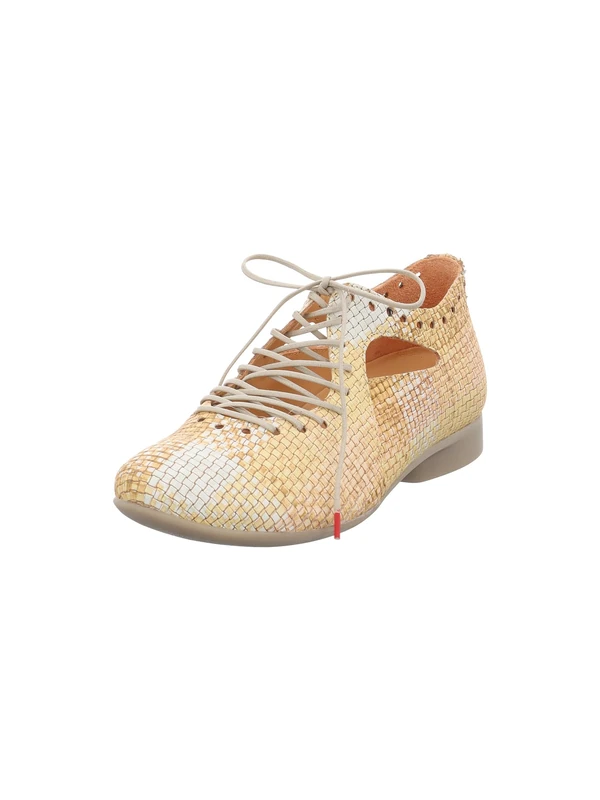 Think! Damen GUAD2 chromfrei gegerbte nachhaltige Halbschuhe, Sand 9010