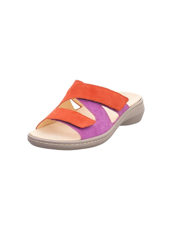 Think! Damen Camilla chromfrei gegerbte nachhaltige Pantolette, ORCHIDEA/Kombi 5030