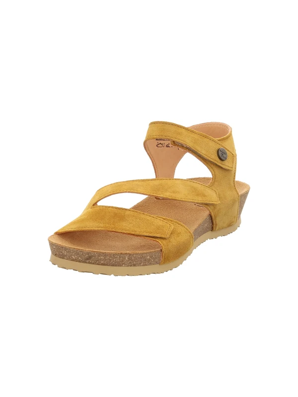 Think! Damen DUMIA chromfrei gegerbte nachhaltige Sandale, CARAMEL 3040