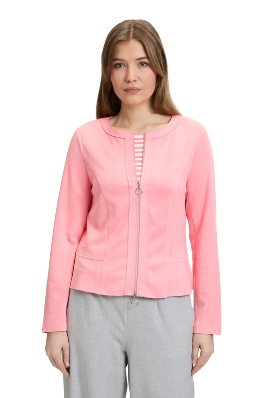 Betty Barclay Women's Blazer, Flamingo Pink, 12 - Image 1