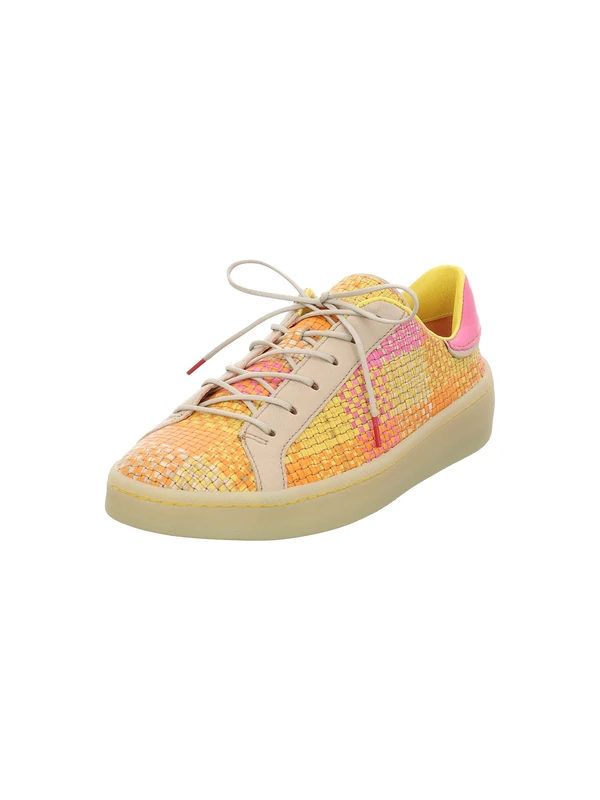 Think! Damen Kumi chromfrei gegerbte nachhaltige Halbschuhe, Fuxia/Kombi 9040