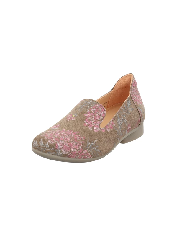 Think! Damen GUAD2 chromfrei gegerbte nachhaltige Halbschuhe, Taupe 3000