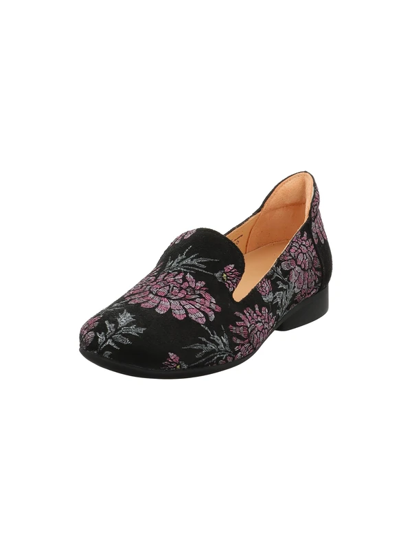Think! Damen GUAD2 chromfrei gegerbte nachhaltige Halbschuhe, Schwarz 0000