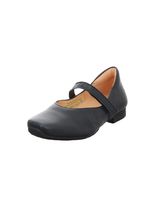 Think! Damen Gaudi chromfrei gegerbte nachhaltige Halbschuhe, Schwarz 0000