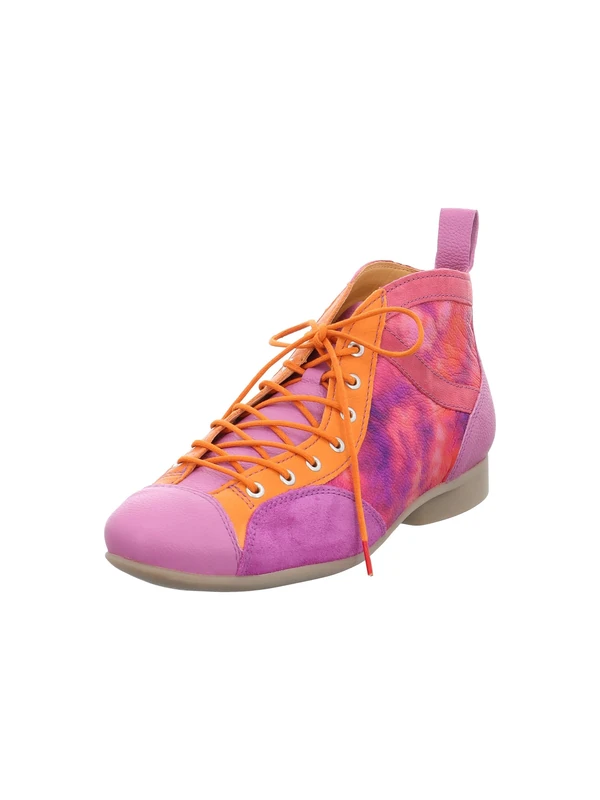 Think! Damen GUAD2 chromfrei gegerbte nachhaltige Stiefelette, FUXIA/KOMBI 5060 - Image 1