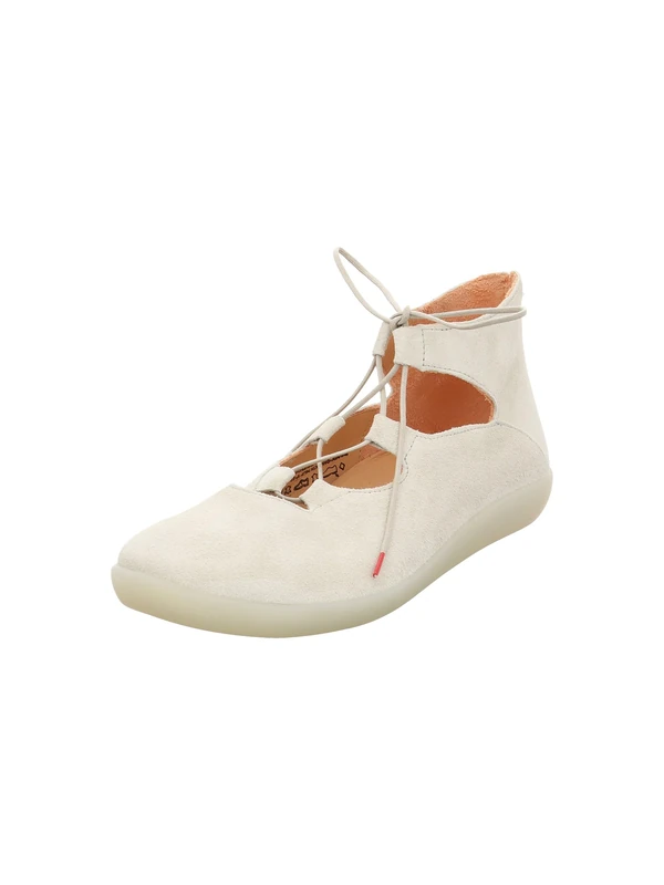 Think! Damen Nature chromfrei gegerbte nachhaltige Halbschuhe, Oats 4000