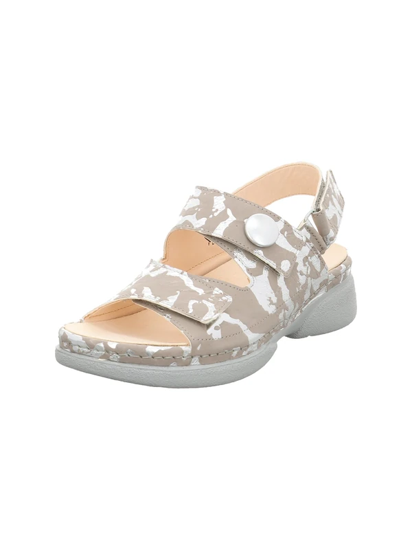 Think! Damen CAMBIO chromfrei gegerbte nachhaltige Pantolette, Taupe/Kombi 3000