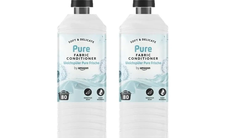 by Amazon Pure Fabric Conditioner, 80 washes (Pack of 2)